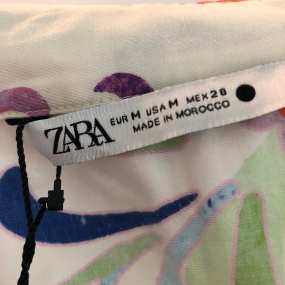 Zara Multicolor Floral Maxi Dress - Picture 8 of 10